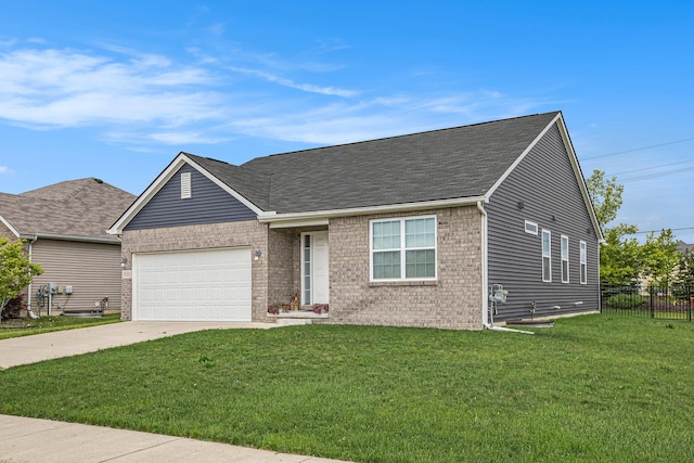 7131 Creekway Ct, Ypsilanti, MI 48197 - view of front of property featuring an attached garage, driveway, brick siding, and roof with shingles