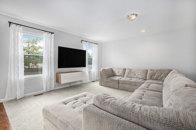 7131 Creekway Ct, Ypsilanti, MI 48197 - living area featuring plenty of natural light and baseboards