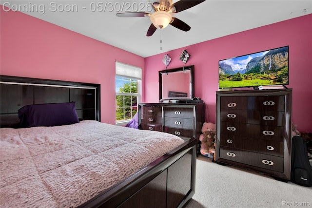 19298 Mitchell St, Rockwood, MI 48173 - bedroom with carpet flooring and ceiling fan