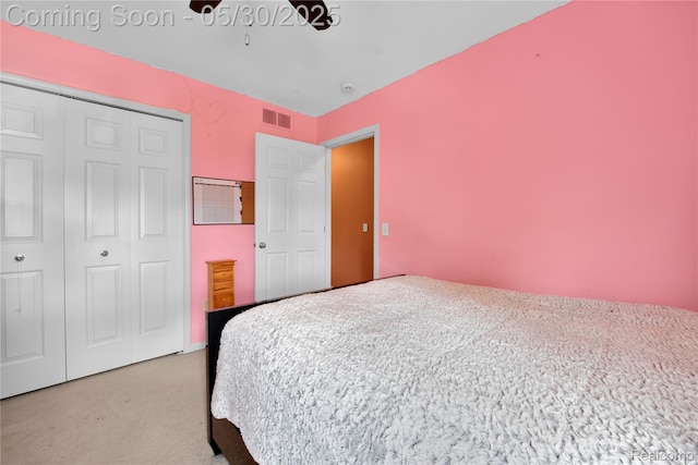 19298 Mitchell St, Rockwood, MI 48173 - bedroom with a closet and light colored carpet