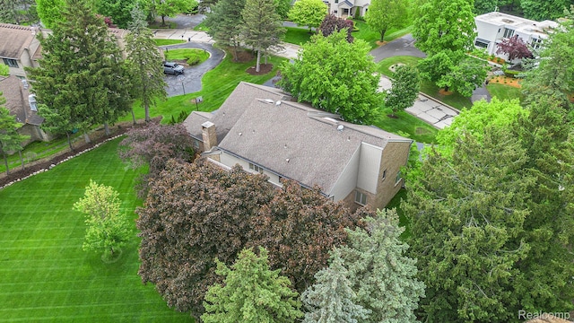 3870 Glen Falls Dr, Bloomfield Hills, MI 48302 - bird's eye view