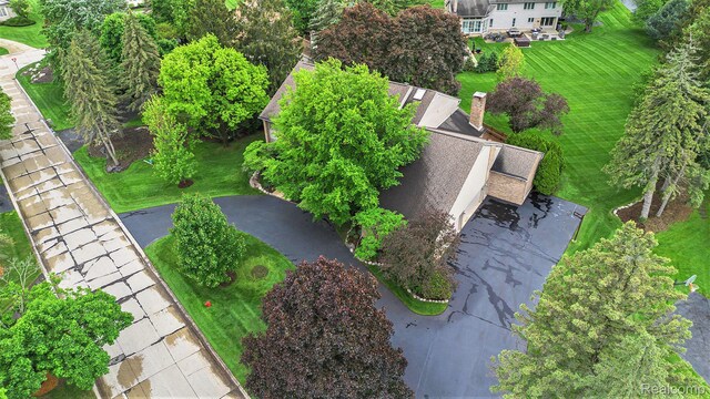 3870 Glen Falls Dr, Bloomfield Hills, MI 48302 - aerial view of property's location