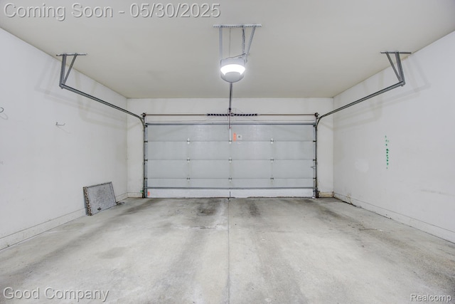 1660 Normandy Rd, Clawson, MI 48017 - garage featuring a garage door opener