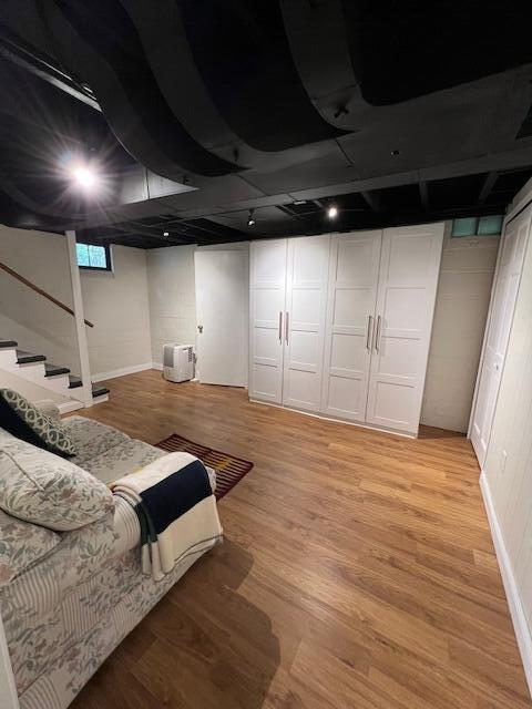 808 Princeton Ave, Ann Arbor, MI 48103 - bedroom featuring light wood-style flooring and baseboards