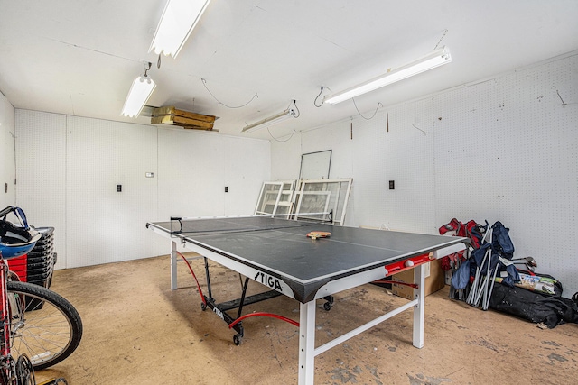 808 Princeton Ave, Ann Arbor, MI 48103 - rec room with unfinished concrete flooring