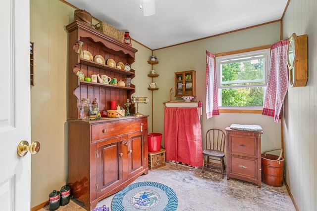 75 Taylor Ave, Battle Creek, MI 49037 - sitting room with ornamental molding and carpet