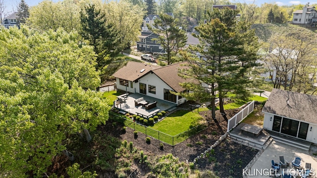 127 Emmet St, Grand Haven, MI 49417 - aerial view of residential area