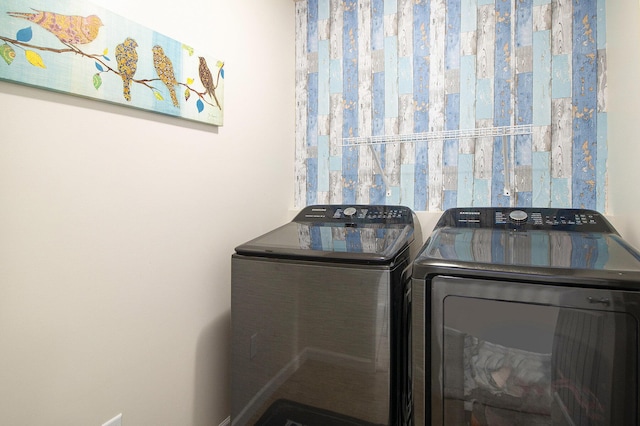 8825 Aveling Way, Richland, MI 49083 - laundry room with separate washer and dryer