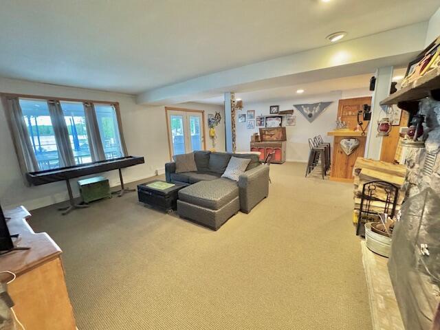 1022 Ottland Shrs, Lake Odessa, MI 48849 - view of carpeted living room