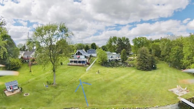 1022 Ottland Shrs, Lake Odessa, MI 48849 - bird's eye view