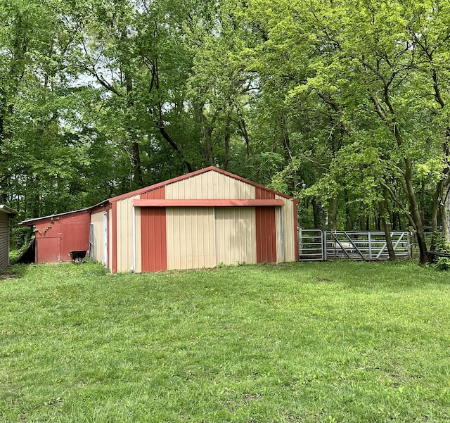 7920 8 1/2 Mile Rd, Ceresco, MI 49033 - view of pole building