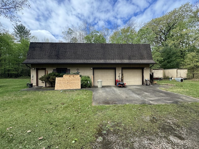 7215 E Niemitalo Dr, Chase, MI 49623 - view of garage