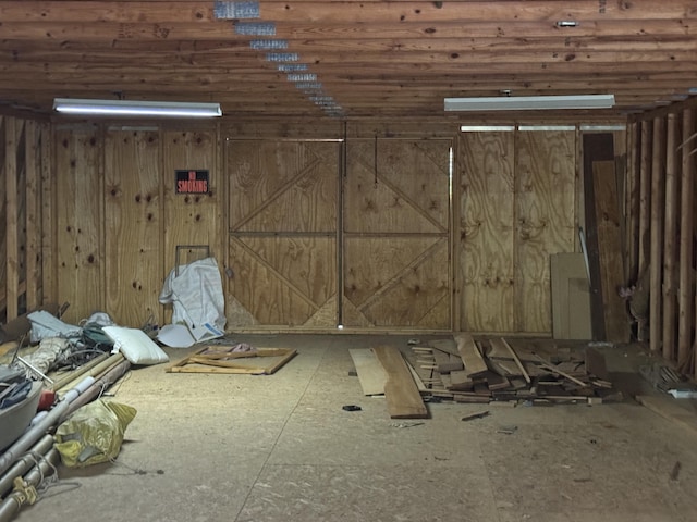 7215 E Niemitalo Dr, Chase, MI 49623 - view of basement