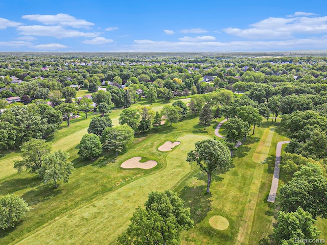 9095 S Saginaw Rd Unit 10, Grand Blanc, MI 48439 - aerial overview of property's location featuring a local golf course and a tree filled landscape