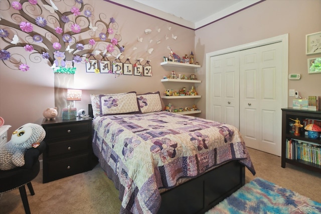 3283 Foxfire Dr, Milford, MI 48380 - carpeted bedroom featuring a closet