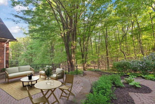 3283 Foxfire Dr, Milford, MI 48380 - view of patio / terrace with outdoor lounge area