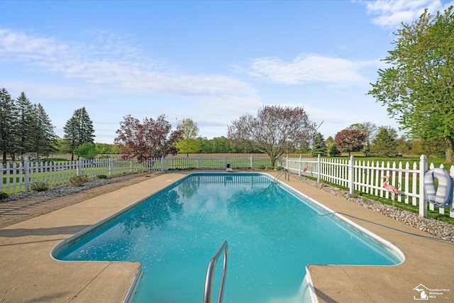 4851 Consear Rd, Ottawa Lake, MI 49267 - view of swimming pool with a patio area