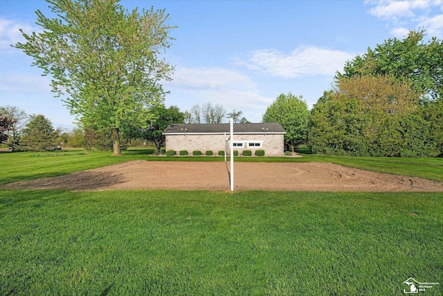 4851 Consear Rd, Ottawa Lake, MI 49267 - view of green lawn