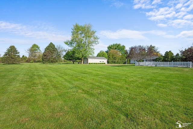 4851 Consear Rd, Ottawa Lake, MI 49267 - view of yard featuring a view of countryside