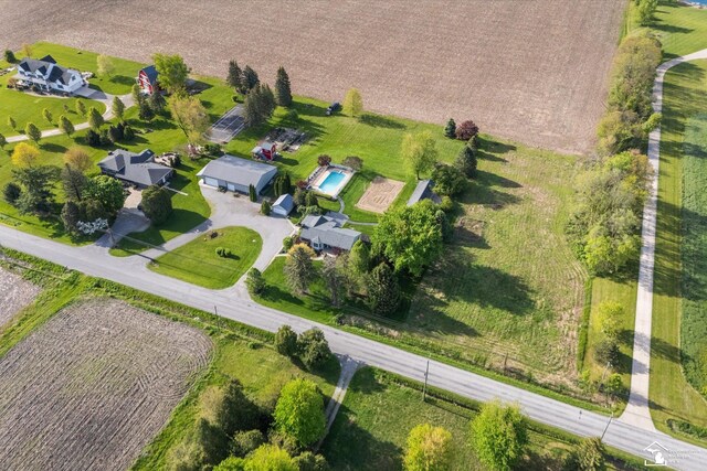 4851 Consear Rd, Ottawa Lake, MI 49267 - aerial view of sparsely populated area