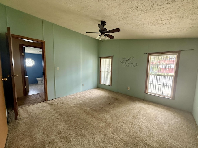 59 Clydesdale Dr, Mount Morris, MI 48458 - carpeted spare room with ceiling fan, plenty of natural light, and a textured ceiling