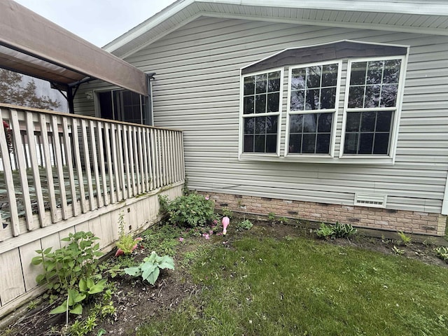 59 Clydesdale Dr, Mount Morris, MI 48458 - view of home's exterior with crawl space