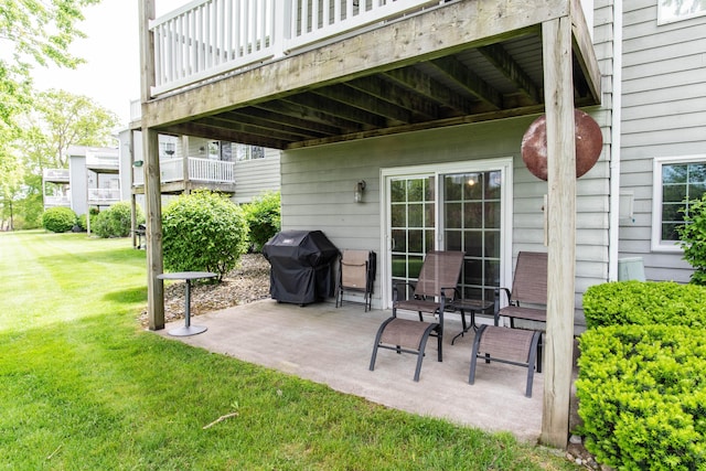 4164 W Centre Ave Unit 103, Portage, MI 49024 - view of patio with grilling area