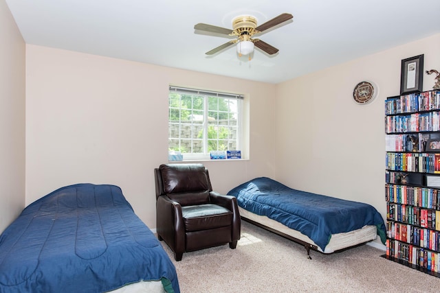 4164 W Centre Ave Unit 103, Portage, MI 49024 - carpeted bedroom with ceiling fan