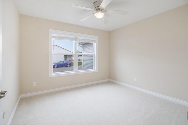 6509 Elle Ave, Portage, MI 49024 - carpeted spare room with ceiling fan and baseboards