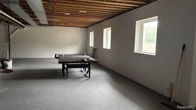 44200 Judd Rd, Belleville, MI 48111 - rec room featuring concrete flooring