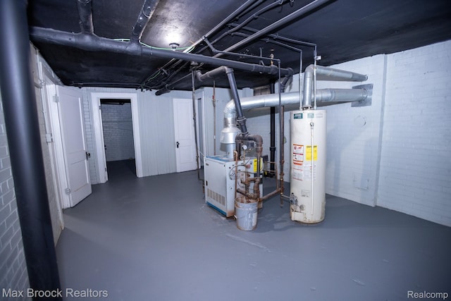 17352 Parkside St, Detroit, MI 48221 - below grade area with gas water heater