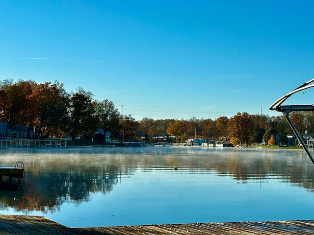 456 E Gull Lake Dr, Augusta, MI 49012 - dock featuring a water view