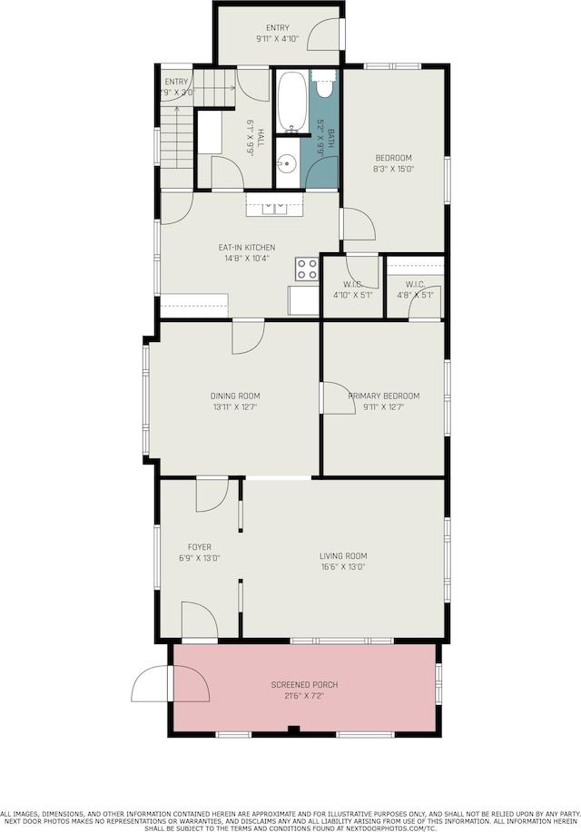 393 Merrill Ave, Muskegon, MI 49441 - property floor plan