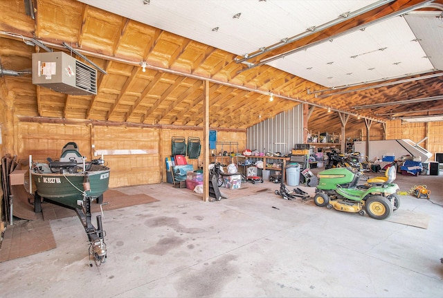 390 Iyopawa Rd, Coldwater, MI 49036 - garage featuring a heating unit