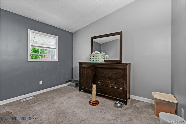 7953 Elm St, Taylor, MI 48180 - bedroom with carpet, baseboards, and lofted ceiling