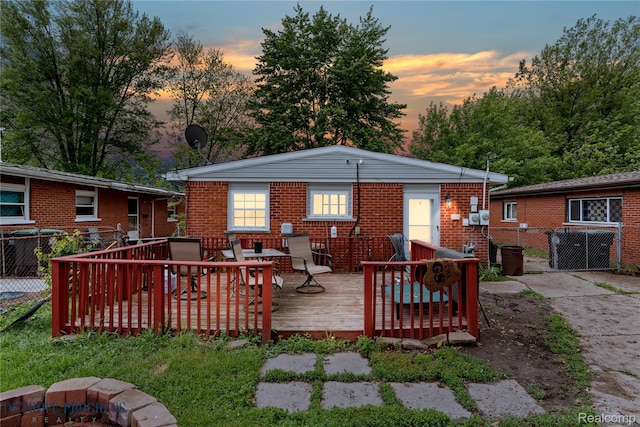 7953 Elm St, Taylor, MI 48180 - view of wooden deck