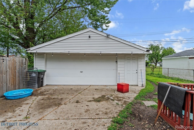 7953 Elm St, Taylor, MI 48180 - view of detached garage