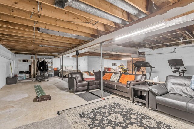 11245 Antcliff Rd, Brooklyn, MI 49230 - view of unfinished below grade area