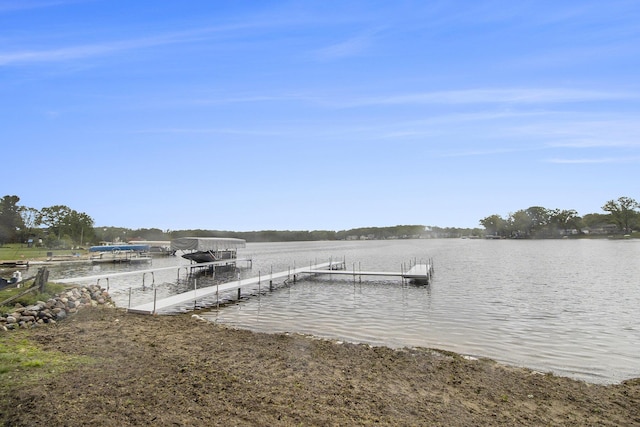 7289 Eagle Ter, Michigan, MI 49071 - dock area featuring a water view