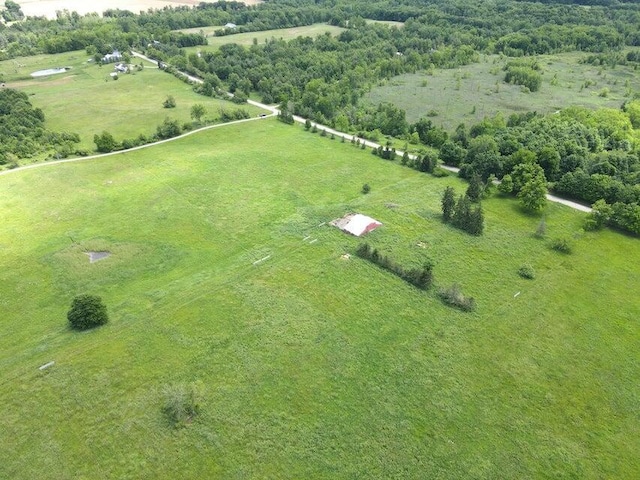 1720 Dimmers Rd, Reading, MI 49274 - aerial view of property and surrounding area with rural landscape