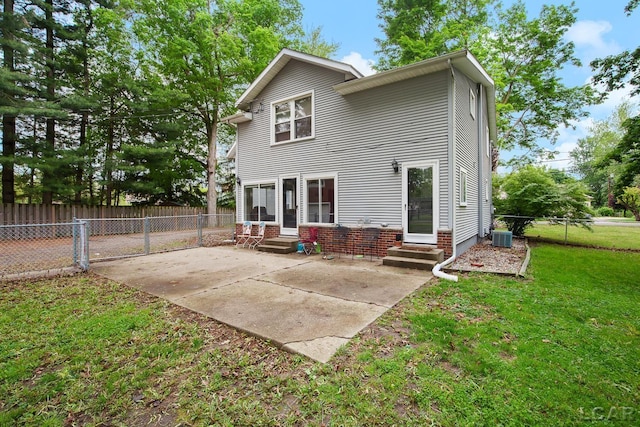 2803 Spielman Rd, Adrian, MI 49221 - back of house with entry steps and central AC unit