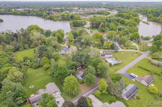 2803 Spielman Rd, Adrian, MI 49221 - bird's eye view of a nearby body of water