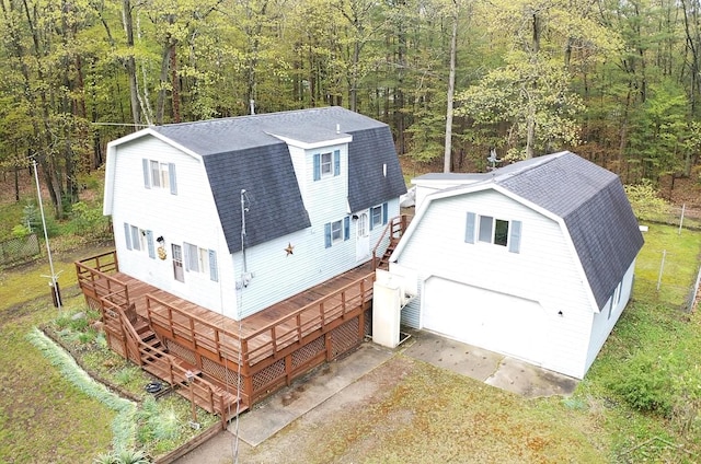 5295 E 14th St, Au Gres, MI 48703 - aerial view of property and surrounding area featuring a forest