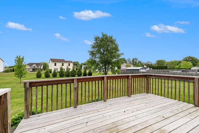 2441 Butterfly Ln, Berrien Springs, MI 49103 - wooden terrace with a residential view