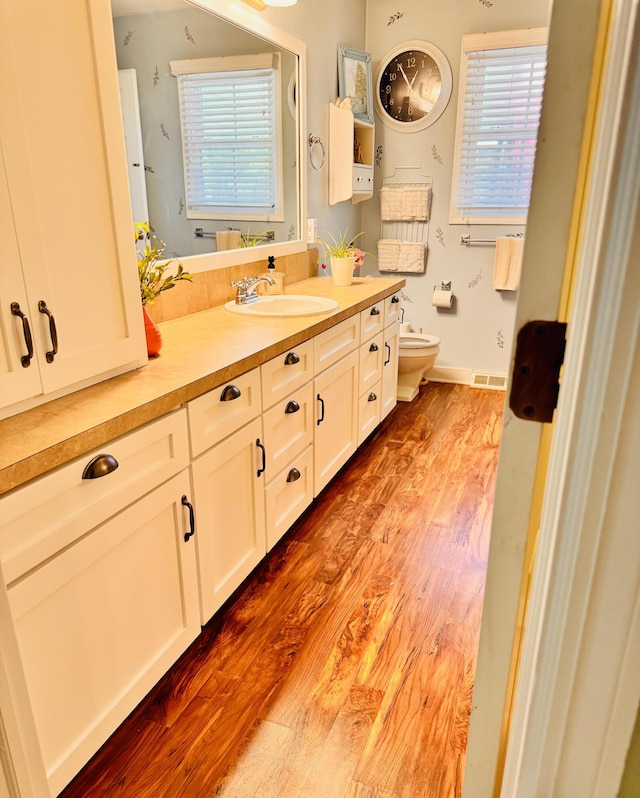 4239 Glen Hollow Dr, Hudsonville, MI 49426 - full bath with a bidet, wood finished floors, vanity, and toilet
