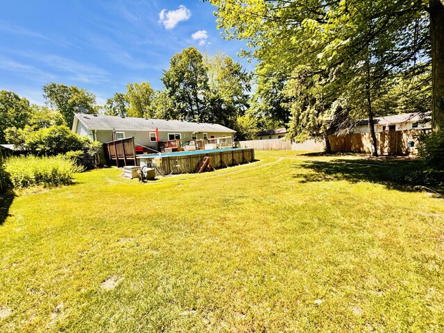 4239 Glen Hollow Dr, Hudsonville, MI 49426 - view of yard featuring a deck