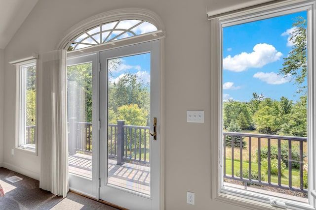 1780 Williamsburg Dr, Adrian, MI 49221 - entryway featuring carpet floors