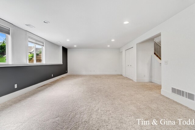 903 S Center Park Dr SW Unit 14, Byron Center, MI 49315 - carpeted empty room with recessed lighting and baseboards