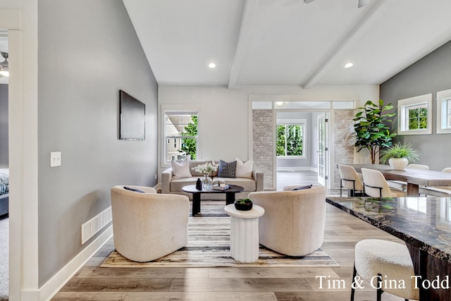 903 S Center Park Dr SW Unit 14, Byron Center, MI 49315 - living area featuring wood-type flooring, baseboards, and recessed lighting