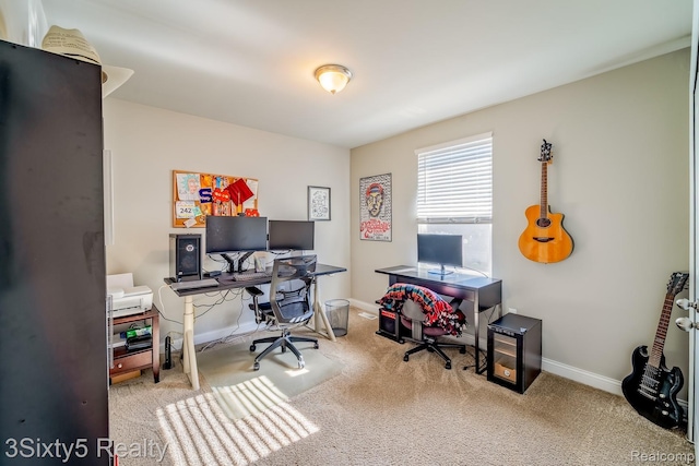 32879 Birchwood Dr, Chesterfield, MI 48047 - carpeted office space with baseboards